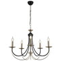 Opviq Ferra - 52-05 Candelabro de Metal en Laca Antigua